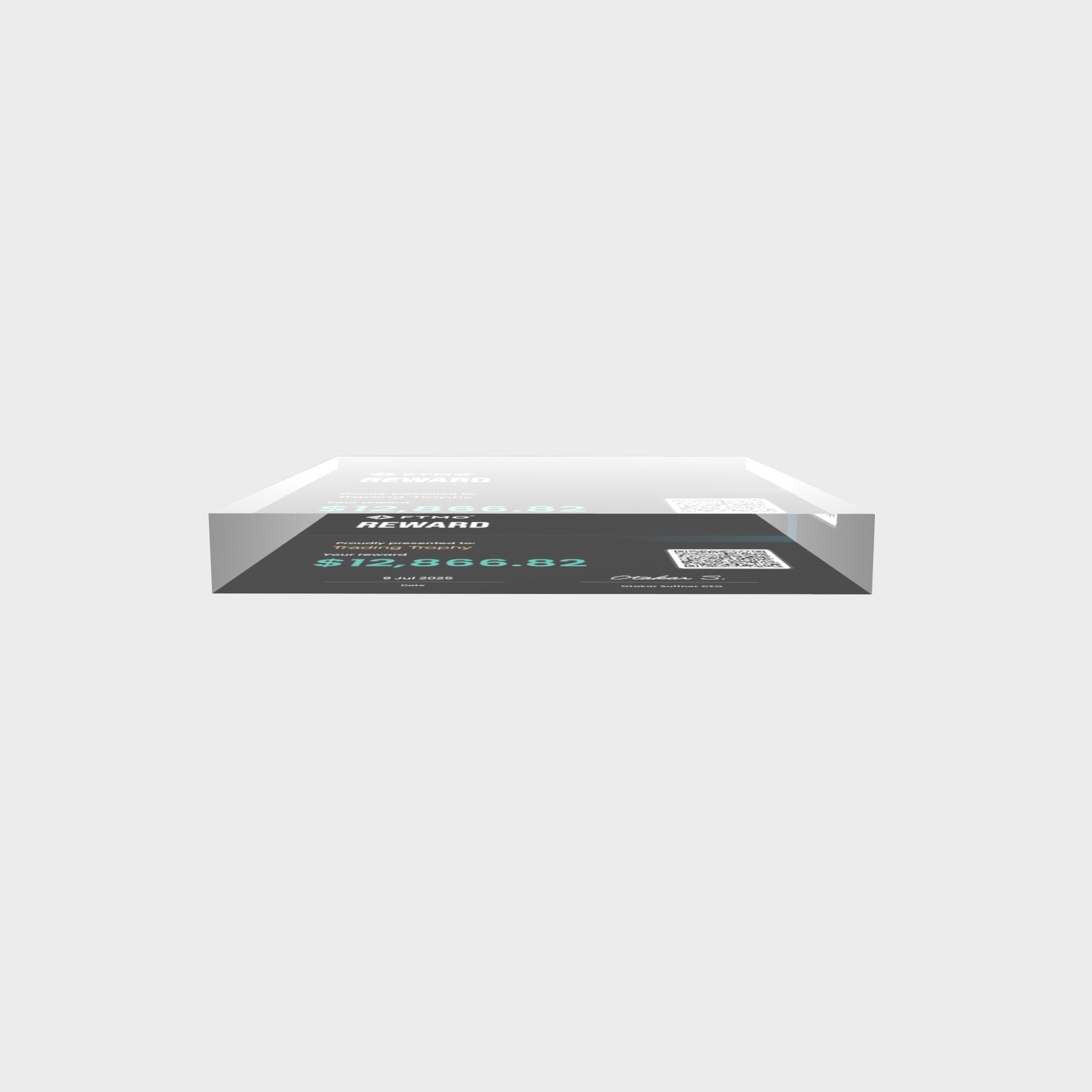 trading trophy square (10x10cm)