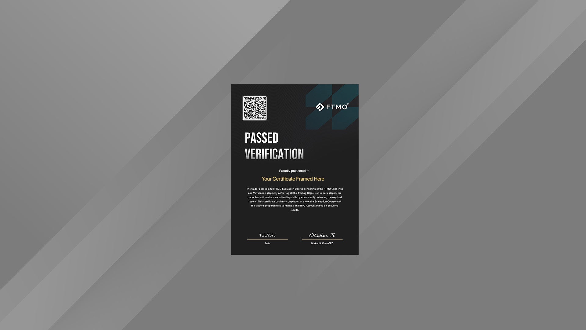 digital certificate ftmo