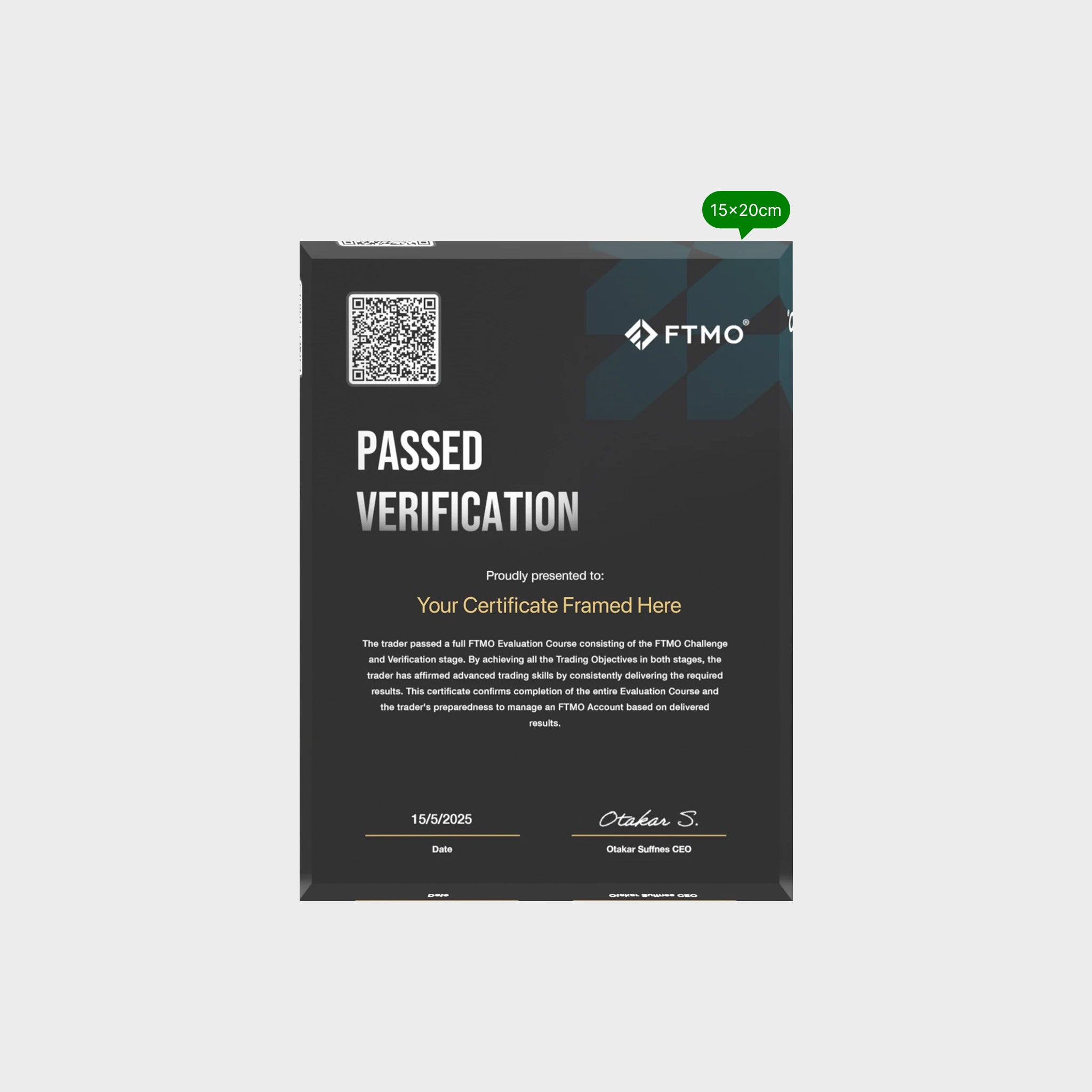 Big trophy portrait (15x20cm) (15x20cm)