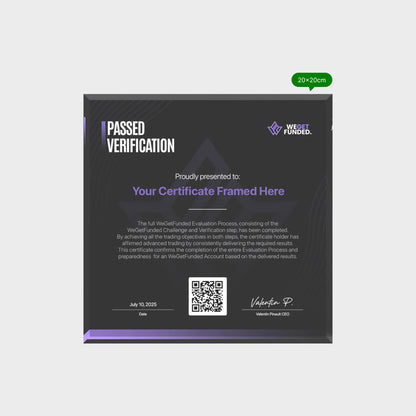 Big trophy square (20x20cm) 